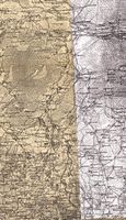 Топографическая карта Беларусии (карты Шуберта). Квадрат 55 20x3 40