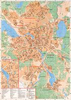 Карта Екатеринбурга 1991 год