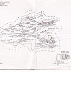 Карта Населённых мест Кузнецкого уезда