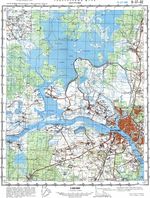 Сборник топографических карт СССР. O37-082. КОСТРОМА -82