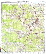 Сборник топографических карт СССР. N-36-036-d 1982 1983 кременское