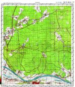Сборник топографических карт СССР. N-37-040-a 1982 1983 пущино