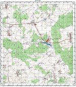 Сборник топографических карт СССР. N-37-052-d 1989 1995 денисово