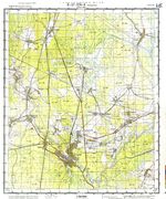 Сборник топографических карт СССР. O-37-124-a 1964 1965 вербилки