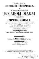 Карл Великий, капитулярии; Людовик I Благочестивый, капитулярии; Лотарь I; Бенедикт (диакон), «Собрание капитуляриев»