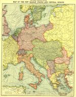 Europe, Central & the Balkan States (1915)