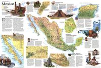 North America - A Traveller`s Map of Mexico (1994)