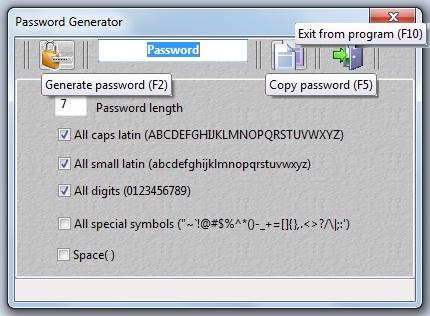 Генератор паролей