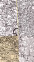 Топографическая карта Беларусии (карты Шуберта). Квадрат 55 40x3 40
