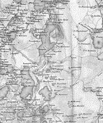 Топографическая карта Беларусии (карты Шуберта). Квадрат 56 20x2 00d