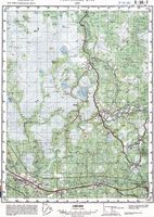 Сборник топографических карт СССР. O36-007. БОР 83-86
