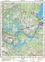 Сборник топографических карт СССР. O37-029. ИРДОМАТКА 85-87
