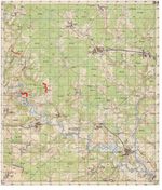 Сборник топографических карт СССР. N-36-030-1 зайцево