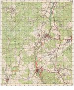 Сборник топографических карт СССР. N-36-031-1 дроздово