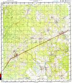 Сборник топографических карт СССР. N-36-058-a 1984 1985 людково