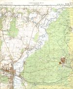 Сборник топографических карт СССР. N-36-072-г 1983 1984 козельск