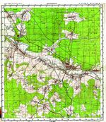 Сборник топографических карт СССР. N-37-038-b 1983 1984 высокиничи