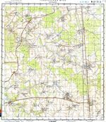 Сборник топографических карт СССР. N-37-051-b 1982 1983 ненашево
