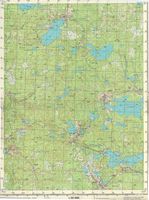 Сборник топографических карт СССР. O-36-010-b 1958 1987 прокушево