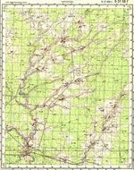 Сборник топографических карт СССР. O-37-058-г