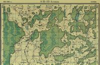 Предвоенные карты РККА Квадрат O-35-115-A-nord