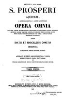 Проспер Аквитанский; Идаций (епископ Шавешский); Марцеллин Комит