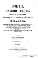 Эннодий; Гормизд I (папа римский); Иоанн I (папа римский); Трифолий (пресвитер); Эльпида; Боэций