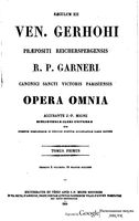 Вальтер Сен-Викторский; Герхох, препозит Райхерсбергский