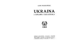 Ukraina Sprawa Ukrainska