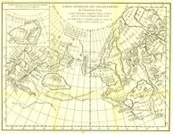 Carte Generale des Decouvertes de l`Amiral de Fonte (1762)