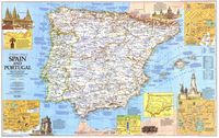 Spain and Portugal - A Traveller`s Map 1 (1984)
